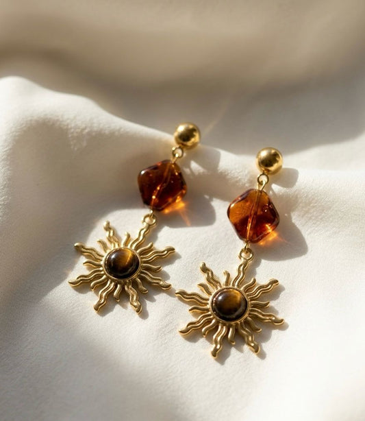 Melard Style trendy Sun Earrings