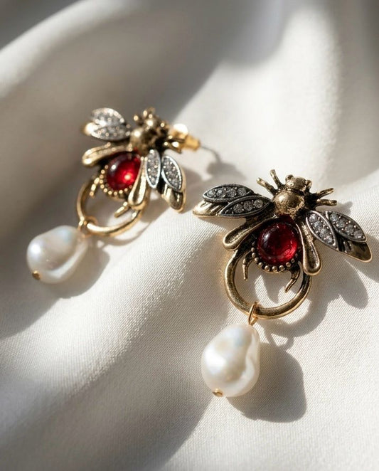 Beetal Pearl Earrings