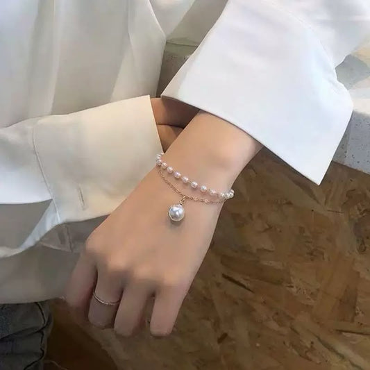 Angelic Layered Pearl bracelet (alloy)
