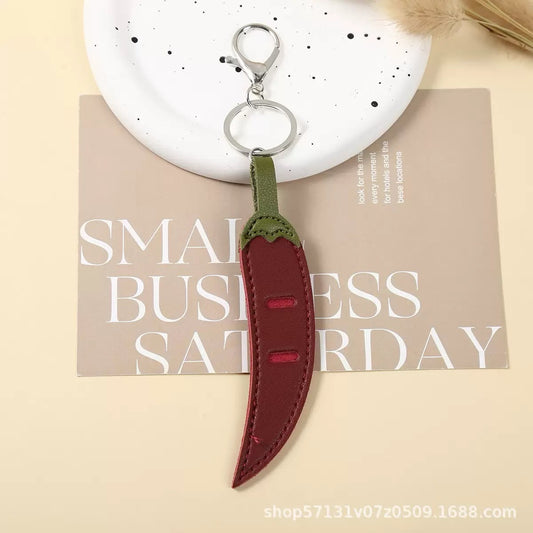 Chiili Sunglasses Holder Leatherette Bagcharm Keychain