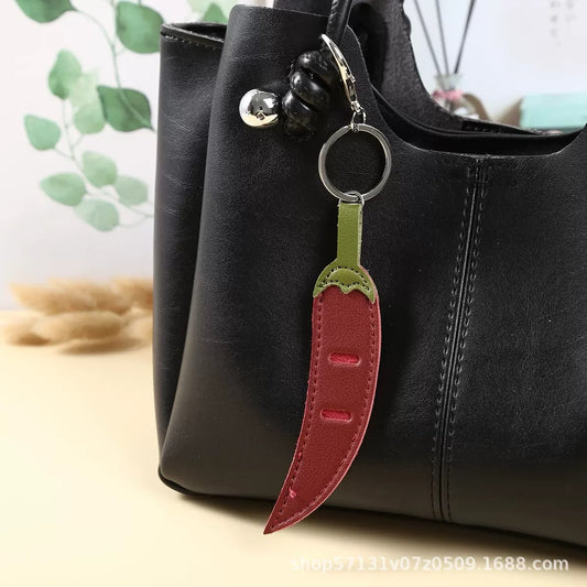 Chiili Sunglasses Holder Leatherette Bagcharm Keychain