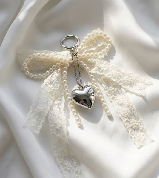 Coquette Lace & Pearl Dream Charm