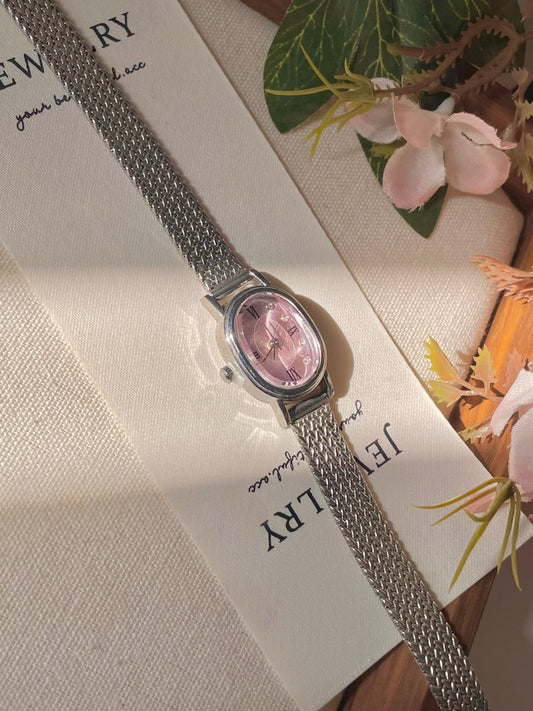 Blush Reverie Mesh Watch