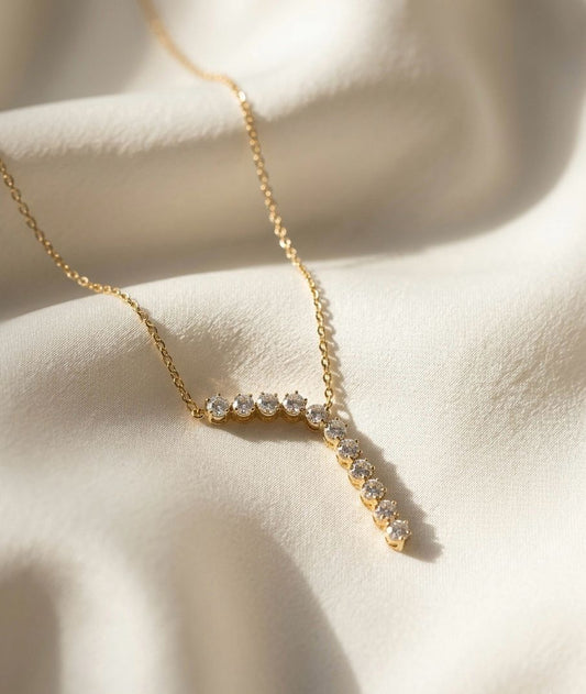 Celestial Cascade Chevron Chain