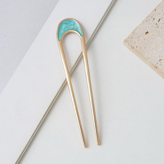 Aura Crescent Hair Bun Fork