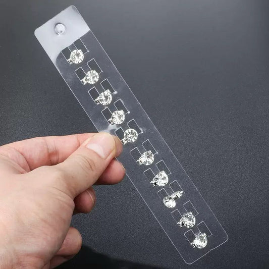 Cyber Glitz Solitaire clips (Pack of 8 pcs)