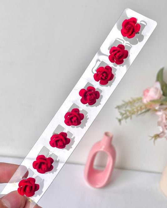 Crimson Muse hair pins