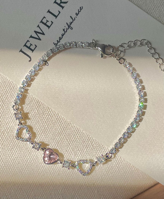 Coquette Sweetheart Tennis Chain