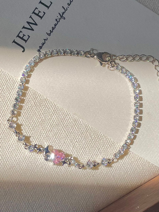 Charmed Cupid Tennis Chain