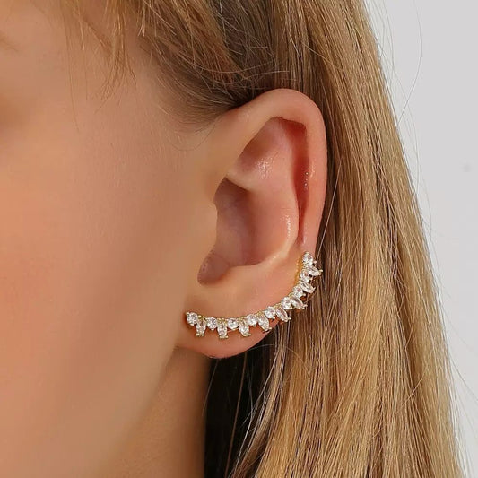 Nightfall Angel Rhinestone Ear Cuff (1 piece)