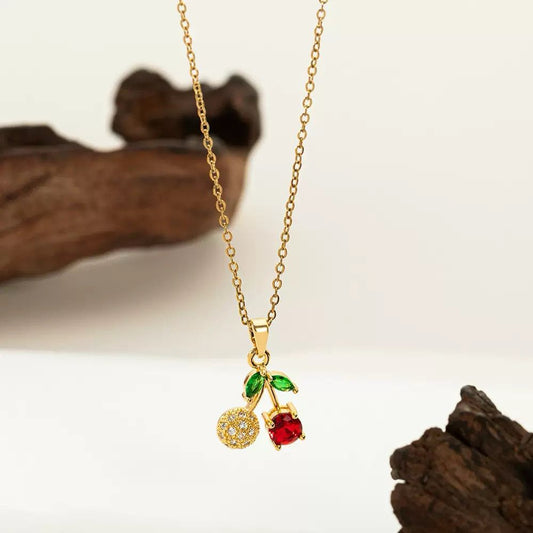 Extra Sweet Cherry Necklace