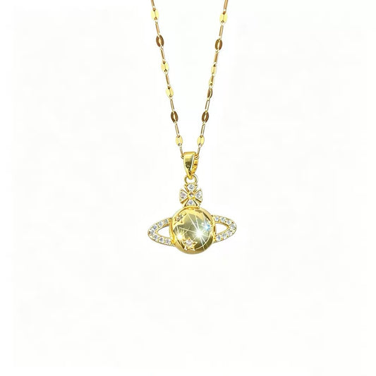 Stay with me! Saturn Necklace