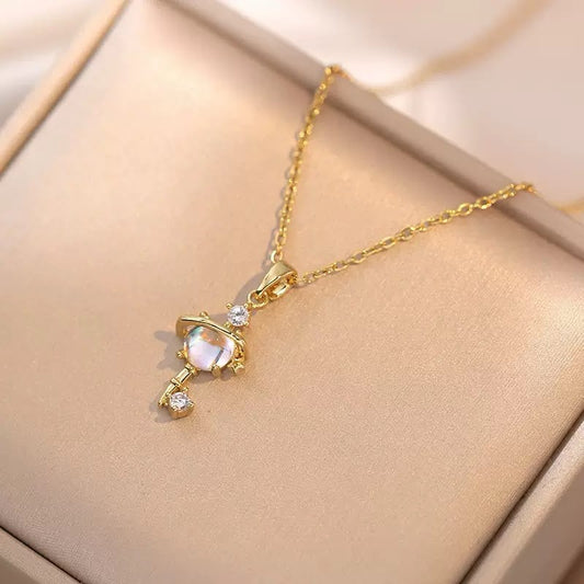 Dreamy Galaxy Blushing Necklace