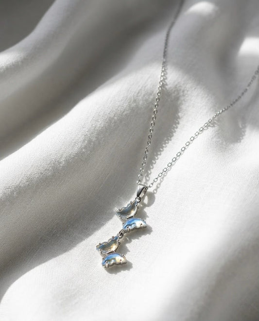 Fluttering Besties Necklace