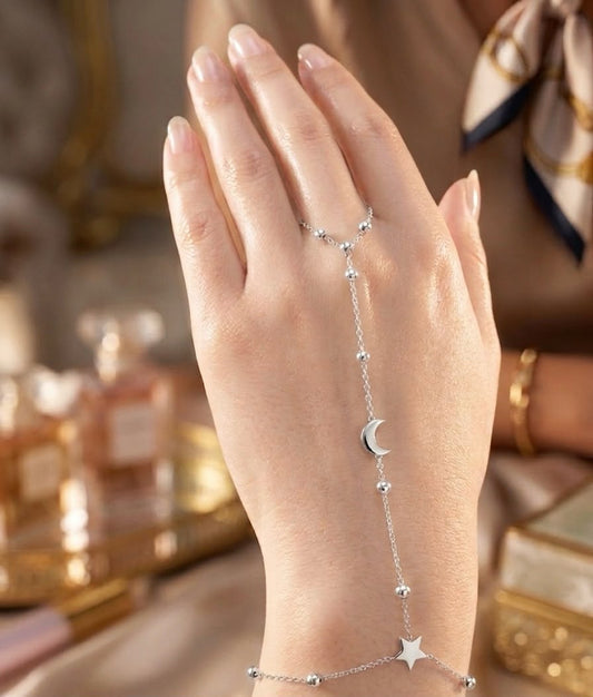 Arabian Princess Star & moon Hand Jewellery