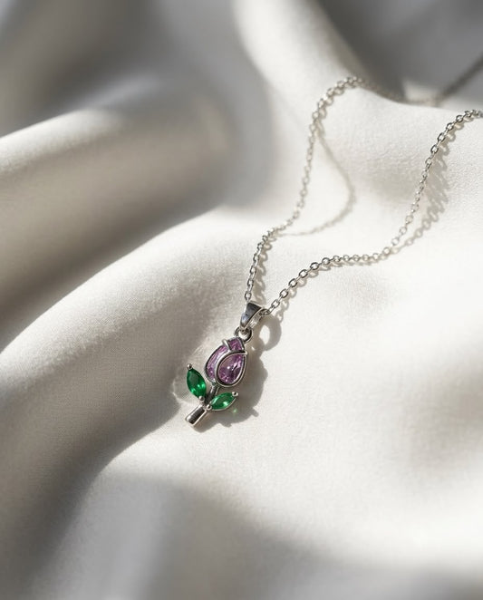 Tulip in a Fairytale Necklace