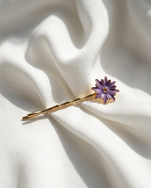 Purple Daydream Daisy Hair Clip