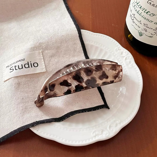 King Kylie Leopard Print Hair Clip