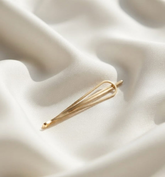 Soft Structured Basic Hair Clip (1 piece)