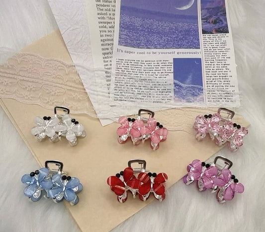 Fluttering in spring Mini Claw Clip