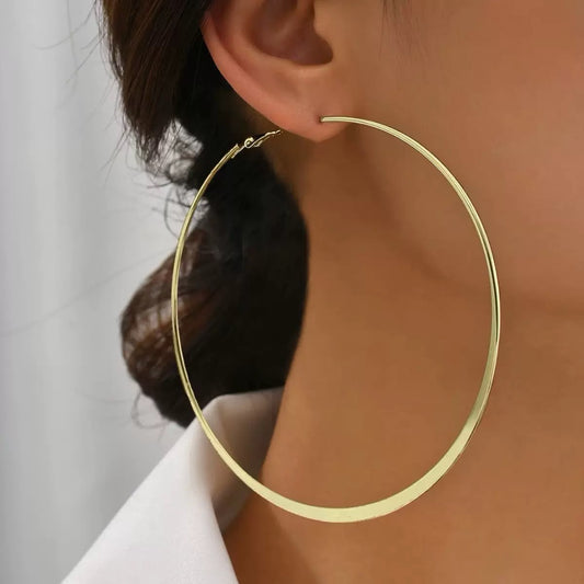 The Classic Edit! Golden Hoop Earrings (xl)
