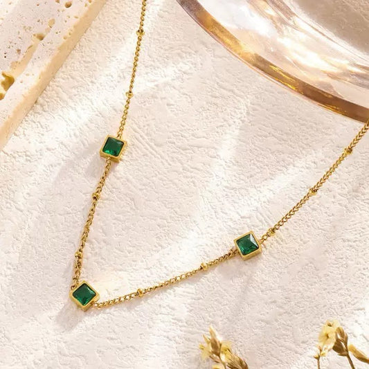 Precious Verdant Necklace
