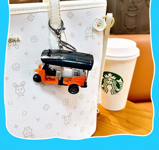 Retro Style Cool Auto Taxi Bag Charm