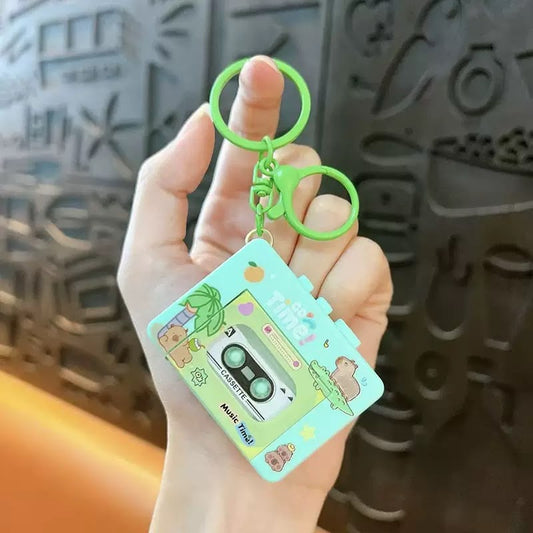 Mint Green Cassette Bag Charm