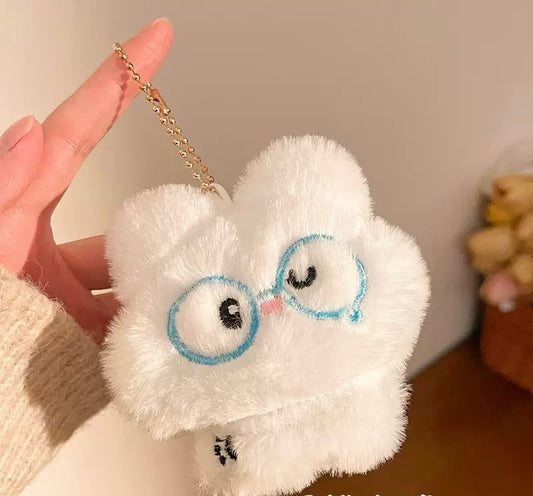 Winking Fluff Cute Bag Charm