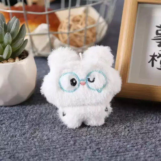 Winking Fluff Cute Bag Charm