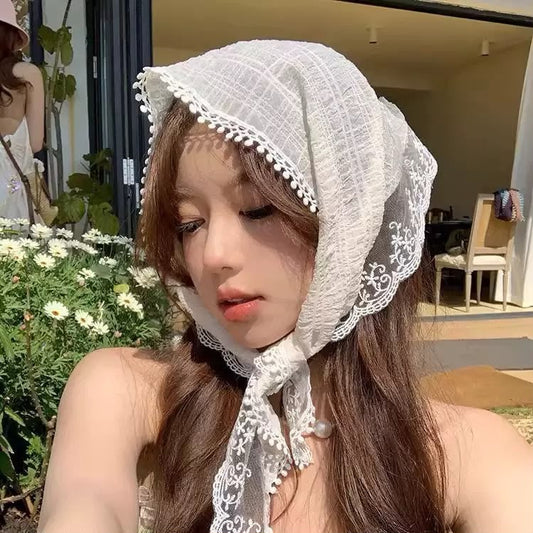 Coquette Dream Lace Bandana