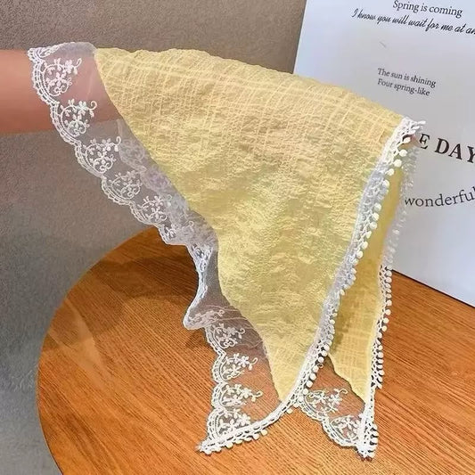 Buttercup Meadow Lace Headscarf Bandana