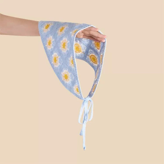 Daisy Daze Crochet Bandana