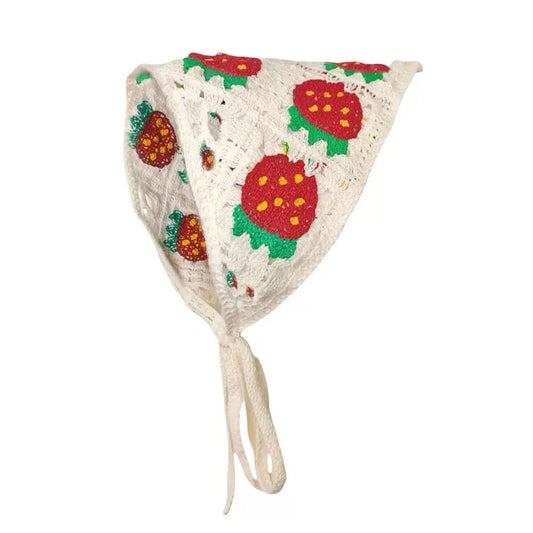Berry Sweet Crochet Bandana