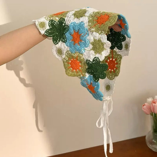 Wildflower Pop Crochet Bonnet