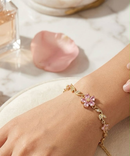 Blooming Castle Pink Bracelet