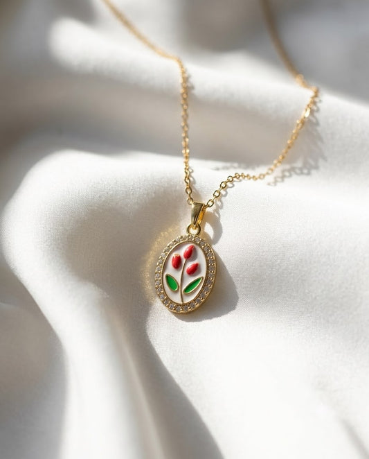 Tulip Heirloom Vintage Necklace