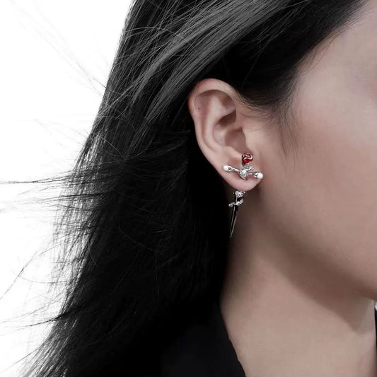 Cathedral Rose Earcuff