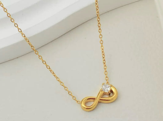 Forever Sparkle Infinity Necklace