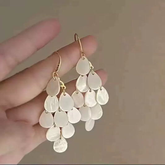 Y2K Tassel Cascading Shell Earrings