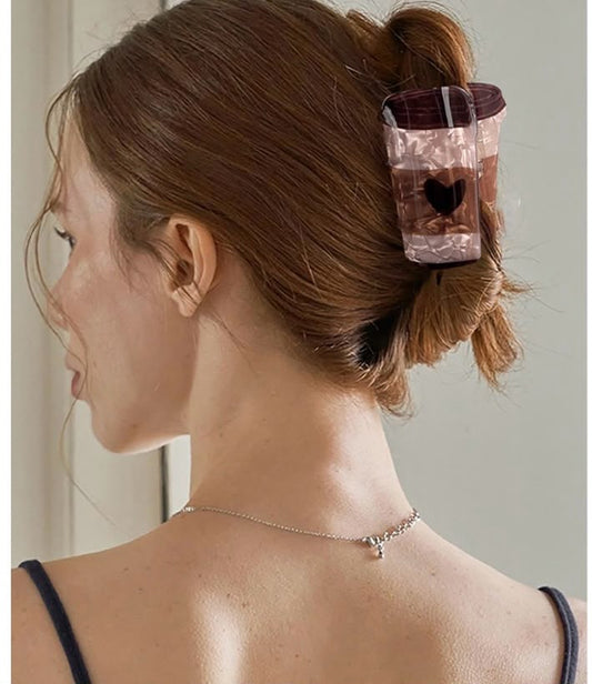 Coffee Date Claw Clip