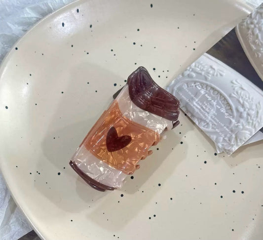 Coffee Date Claw Clip