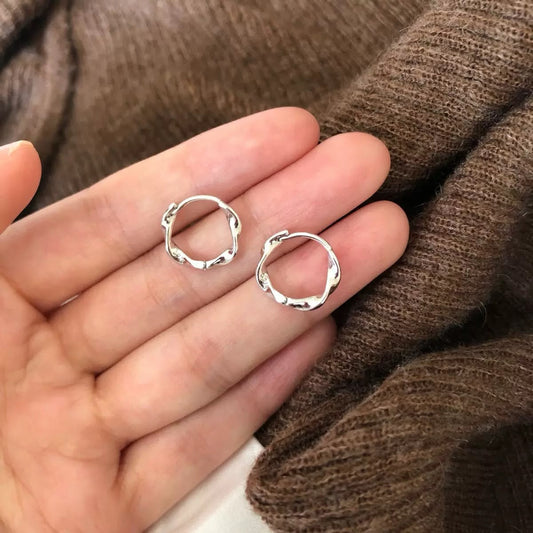 Simplicity Small Silver Hoop Earrings