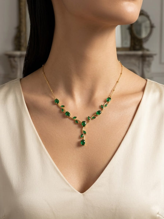 Verdant Vines Y-Necklace