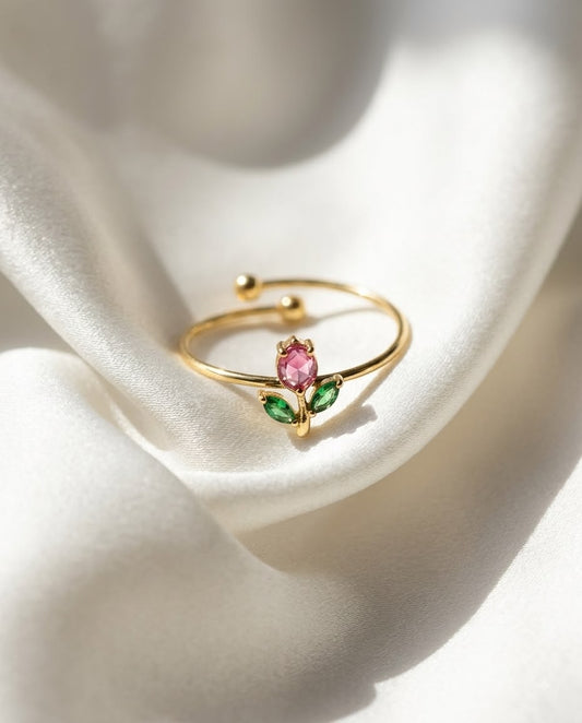 Petal Poetry Tulip Ring
