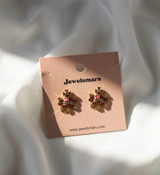 Aster Elegance Saturn Earrings
