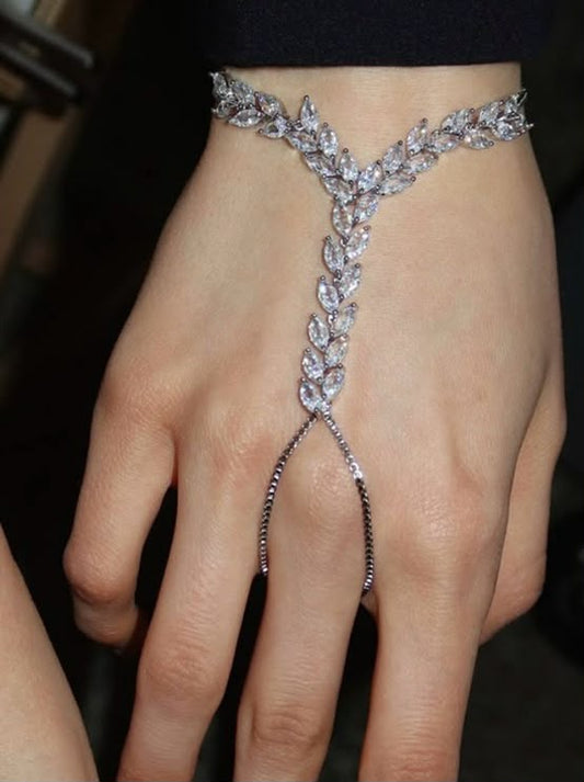 Luminescence Rhinestone Hand Jewellery