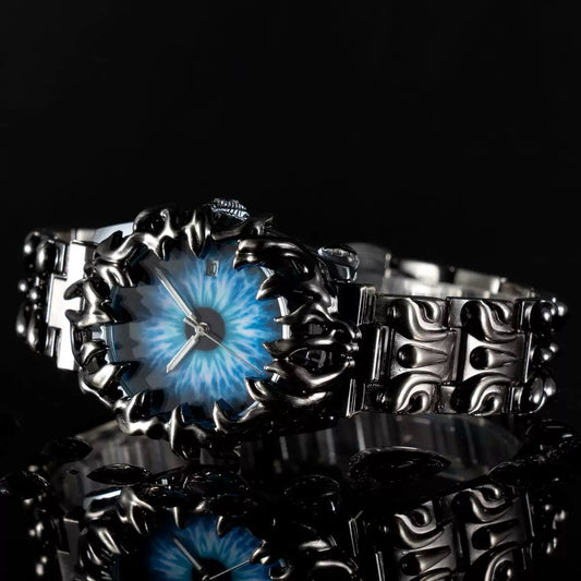 Liquid Gaze Metallic Eyeball Watch