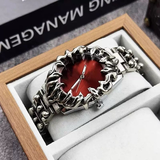 Red Eclipse Metallic Watch