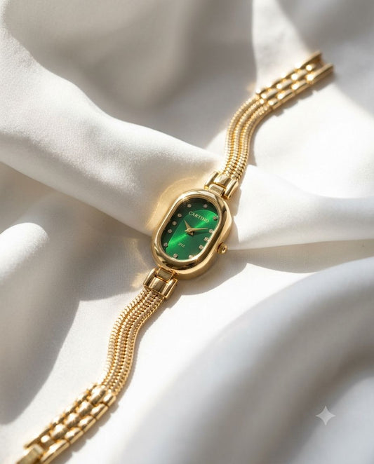 Eye-catching Emerald Watch